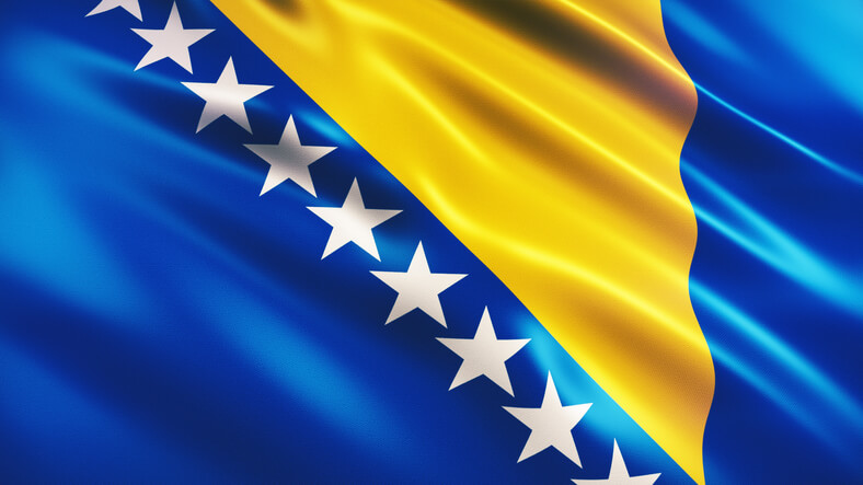 BOSNIA AND HERZEGOVINA Flag