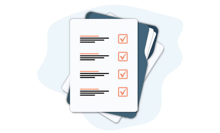 Eligibility assessment with progress indicators and questions
